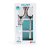 2 piece silver serving spoon set in box packaging