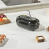 Black electric omelette maker on kitchen counter