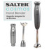 Gunmetal hand blender with detachable stainless steel stem for kitchens, Salter Cosmos range