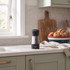 Black pepper mill on kitchen worktop