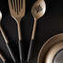 Olympus Slotted Spoon - Stainless Steel - Gold - BW11128EU7 - Salter - 5054061430882