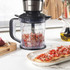 Salter black and silver blender set with jug, smoothie cup, and fresh fruit ingredients.