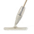 Gold spray mop with microfibre pad shown upright for floor cleaning