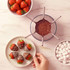 Chocolate fondue with strawberries and marshmallows