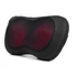 Massage seat cushion shown in home office chair and car seat, suitable for work or travel.