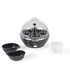 Salter electric egg cooker in black with poaching trays and measuring cup, product image