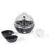 Salter electric egg cooker in black with poaching trays and measuring cup, product image