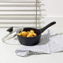 Megastone Noir 18cm Saucepan - Black - BW09323AR - Salter - 5054061361827