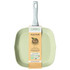 Salter Earth 28cm griddle pan with light green eco-friendly coating, top view