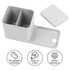 Grey sink tidy with divider and tray for sponges and brushes, water absorbent and easy to clean