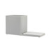 Grey kitchen sink organiser with absorbent drying pad