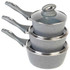 Marblestone 3-Piece Saucepan Set - BW02986G - 5054061025828 Marblestone 3-Piece Saucepan Set - BW02986G - 5054061025828