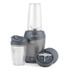 Salter NutriPro silver blender with two cups and extra blade, shown on white background
