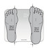Phantom/Ghost Digital Bathroom Scale Black/WhitePhantom/Ghost Digital Bathroom Scale - Hidden Until Lit - 9204 Parent - Salter -