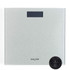 Salter silver digital bathroom scale with CR2032 battery shown