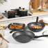 Megastone 3-Piece Saucepan Set