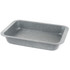 Grey non-stick rectangular roasting tin, shown empty at an angle.