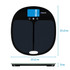 Curve Bluetooth Smart Analyser Bathroom Scale, Black/White