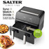 Fuzion Dual Air Fryer - 8L - Black - EK5728 - Salter - 5054061503340
