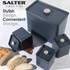 Marino 4-Piece Bread Bin & Canister Set - Blue - BW12613EU7 - Salter - 5054061549287