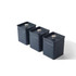 Marino 4-Piece Bread Bin & Canister Set Marino 4-Piece Bread Bin & Canister Set - Blue - BW12613EU7 - Salter - 5054061549287
