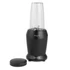Black Salter blender with 1000 watt base and blending cup, shown with lid.