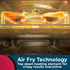 Tray of cooked breaded chicken strips in air fryer, shown for Air Fry Crisp & Cook feature.