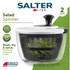 Salad Spinner – 3.5 Litre - White - BW12003EU7 - Salter - 5054061439632