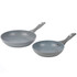 Marblestone 2-Piece Frying Pan Set - 20/24cm - Salter - Grey - COMBO-6449 - 5054061042573 Marblestone 2-Piece Frying Pan Set - 20/24cm - Salter - Grey - COMBO-6449 - 5054061042573
