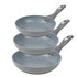 Marblestone 3-Piece Frying Pan Set - 20/24/28cm - Grey - COMBO-6441 - Salter - 5054061042603