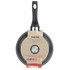 Salter non-stick frying pan, black speckled finish, shown from base with packaging.