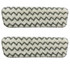 Zig Zag Microfibre Scrubbing Pad Refill, Machine Washable, 2 Pack 