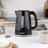 Black Salter kettle and two-slice toaster on kitchen counter