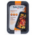 Salter Megastone roaster tray, non-stick carbon steel, black with speckle finish.