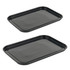 Vitreous Enamel 36/40cm Baking Tray Set 