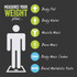Banner: Measures weight, body fat, water, muscle mass, bone mass, BMI and BMR