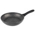 Non-stick stone effect frying pan with black handle, shown at angle on white background