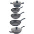 Marino 5-Piece Cookware Set - Blue - COMBO-9232 - Salter - 5054061545418
