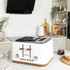 Toronto Kettle, 4-Slice Toaster & Microwave Set - White