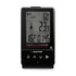 Digital meat thermometer with LCD screen showing cooking settings and temperatures