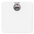 Large Dial Mechanical Bathroom Scale - White 