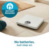White Salter mechanical bathroom scale, textured surface, shown from above.