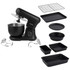 Kuro Stand Mixer & Stackable Bakeware Set - Black - COMBO-9359 - Salter - 5054061546699