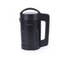Black Salter soup maker jug with handle, shown upright on white background.