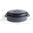 Vitreous Enamel 36cm Self-Basting Roaster