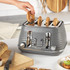 Ripple 4-Slice Toaster - Grey - Plastic - EK5743GRY - Salter - 5054061503494