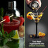 Promotional banner split image: cocktails made with fresh fruit, herbs and garnish.