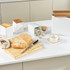 Salter Toronto 4-piece white countertop storage set packaging, showing product photo