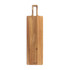 Rectangular acacia wood serving board with handle, Salter logo at base