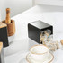 Toronto 4-Piece Bread Bin & Canister Set – Black
